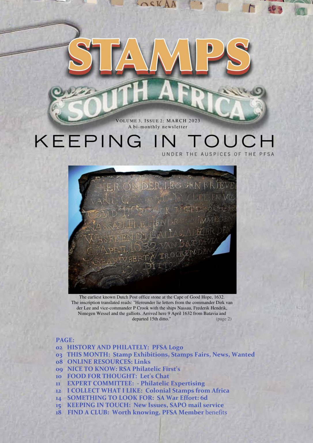 Publications Philatelic Federation of South Africa